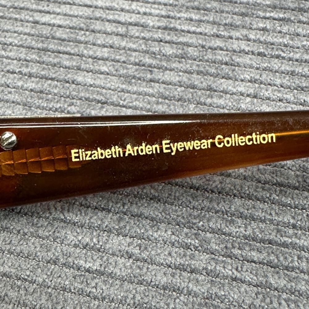 Elizabeth Arden EA 5168-1 Brown Tortoise Rectangular Y2K Eyeglasses Frames 54mm - Picture 4 of 14